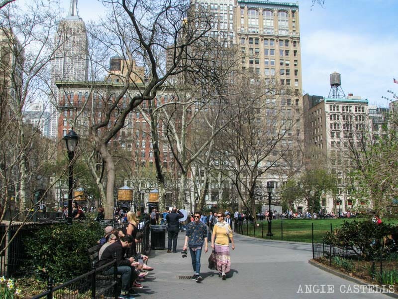 Barrios de Manhattan Mapa Madison Square Park