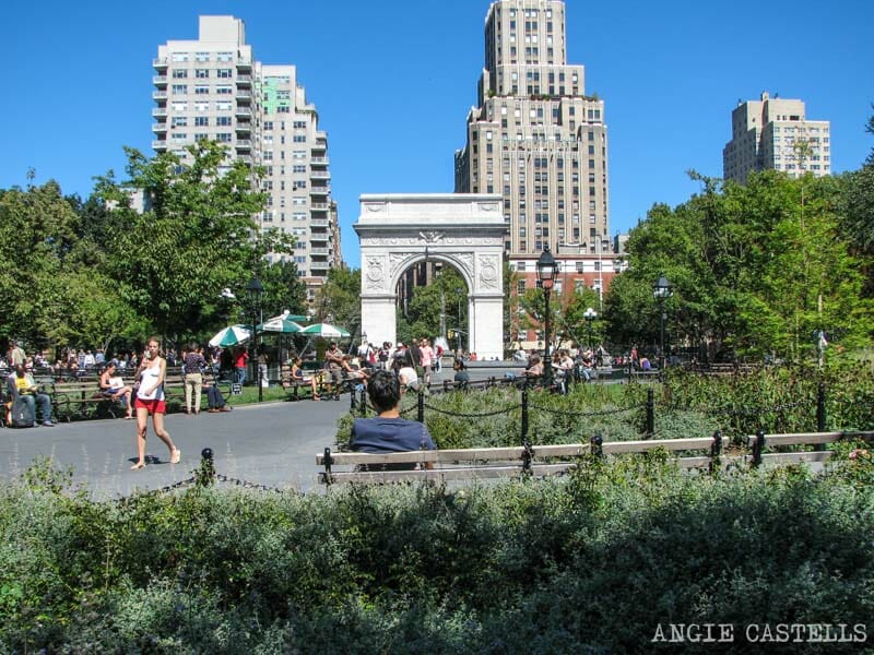 Barrios de Manhattan Mapa Washington Square